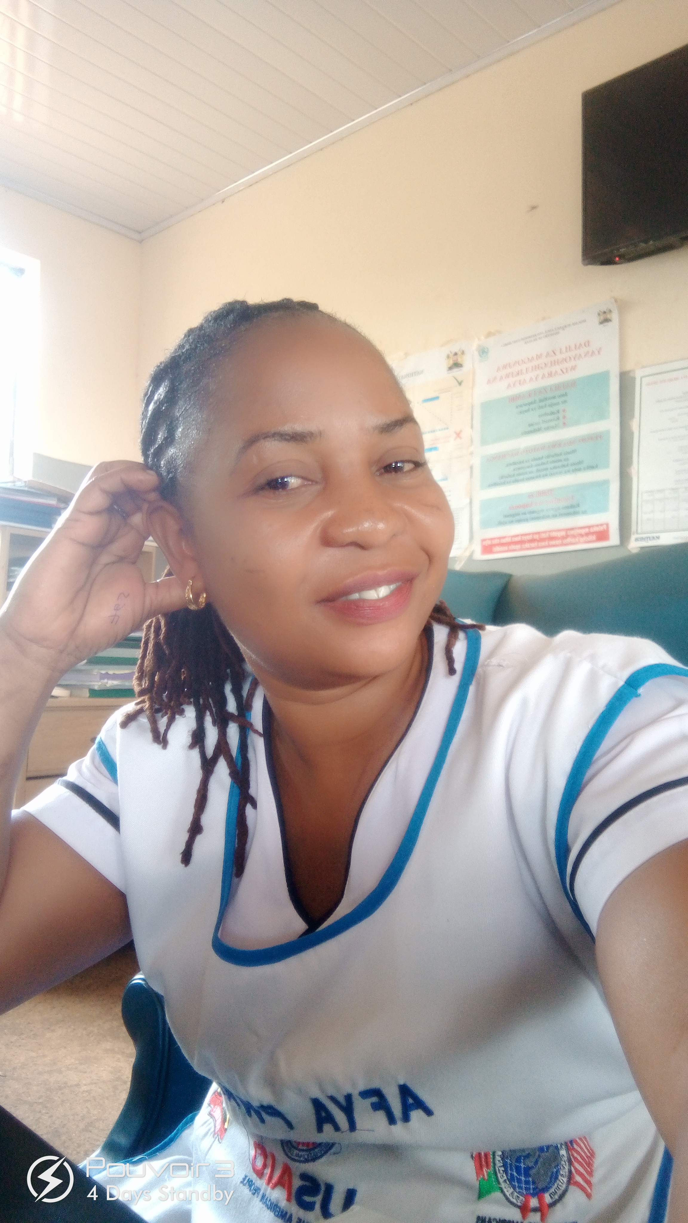 Mom at work