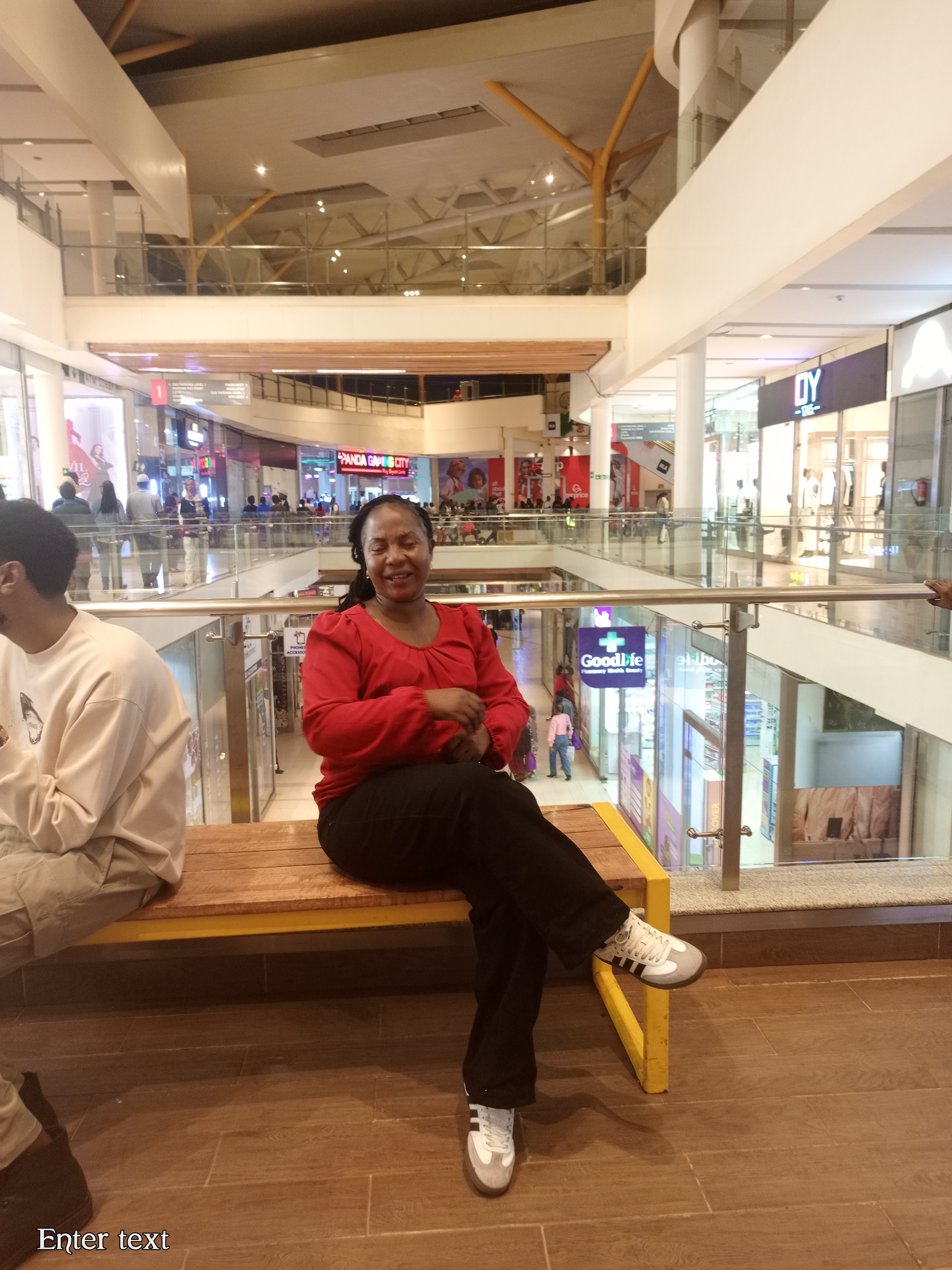 Mom resting